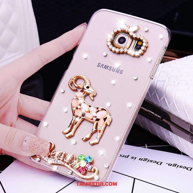 Etui Samsung Galaxy S6 Edge Rhinestone Ochraniacz Telefon Komórkowy, Pokrowce Samsung Galaxy S6 Edge Plastikowy Gwiazda Trudno