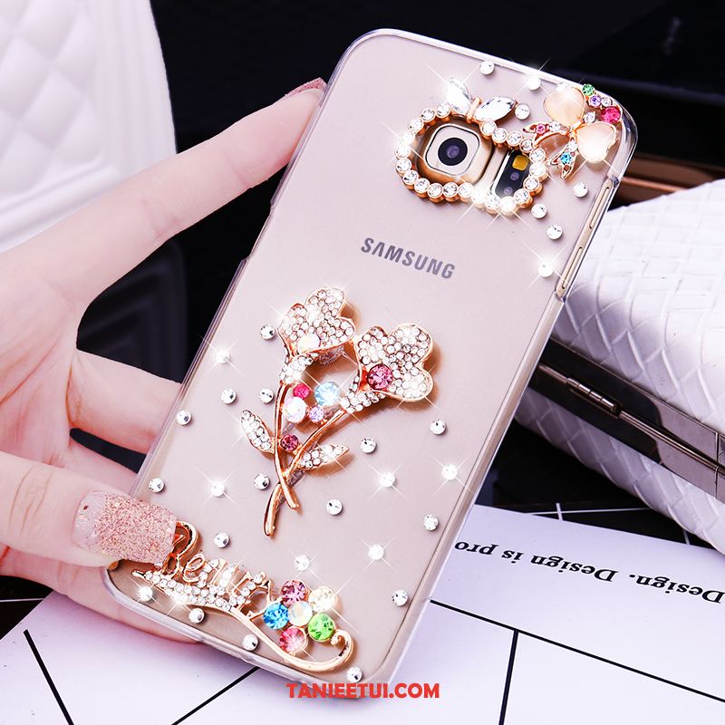 Etui Samsung Galaxy S6 Edge Rhinestone Ochraniacz Telefon Komórkowy, Pokrowce Samsung Galaxy S6 Edge Plastikowy Gwiazda Trudno