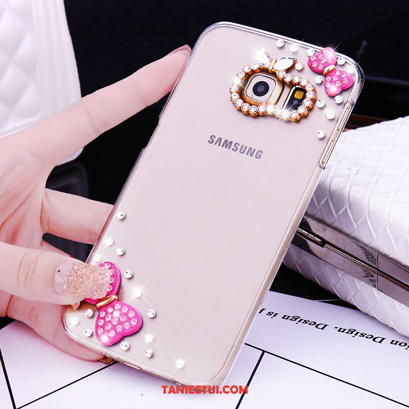 Etui Samsung Galaxy S6 Edge Rhinestone Ochraniacz Telefon Komórkowy, Pokrowce Samsung Galaxy S6 Edge Plastikowy Gwiazda Trudno