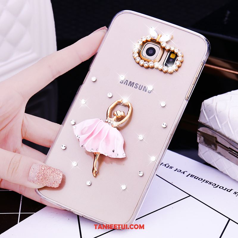 Etui Samsung Galaxy S6 Edge Rhinestone Ochraniacz Telefon Komórkowy, Pokrowce Samsung Galaxy S6 Edge Plastikowy Gwiazda Trudno