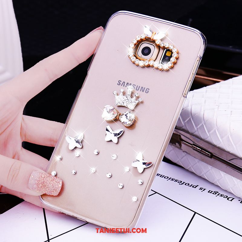 Etui Samsung Galaxy S6 Edge Rhinestone Ochraniacz Telefon Komórkowy, Pokrowce Samsung Galaxy S6 Edge Plastikowy Gwiazda Trudno