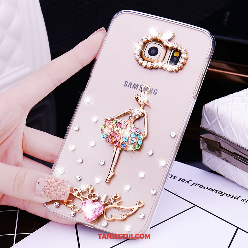 Etui Samsung Galaxy S6 Edge Rhinestone Ochraniacz Telefon Komórkowy, Pokrowce Samsung Galaxy S6 Edge Plastikowy Gwiazda Trudno