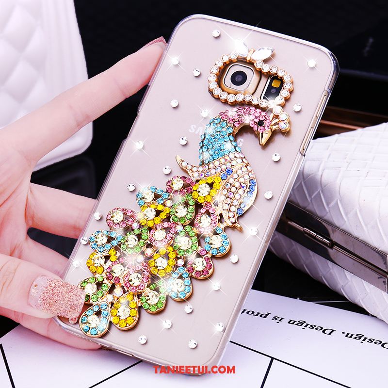 Etui Samsung Galaxy S6 Edge Rhinestone Ochraniacz Telefon Komórkowy, Pokrowce Samsung Galaxy S6 Edge Plastikowy Gwiazda Trudno