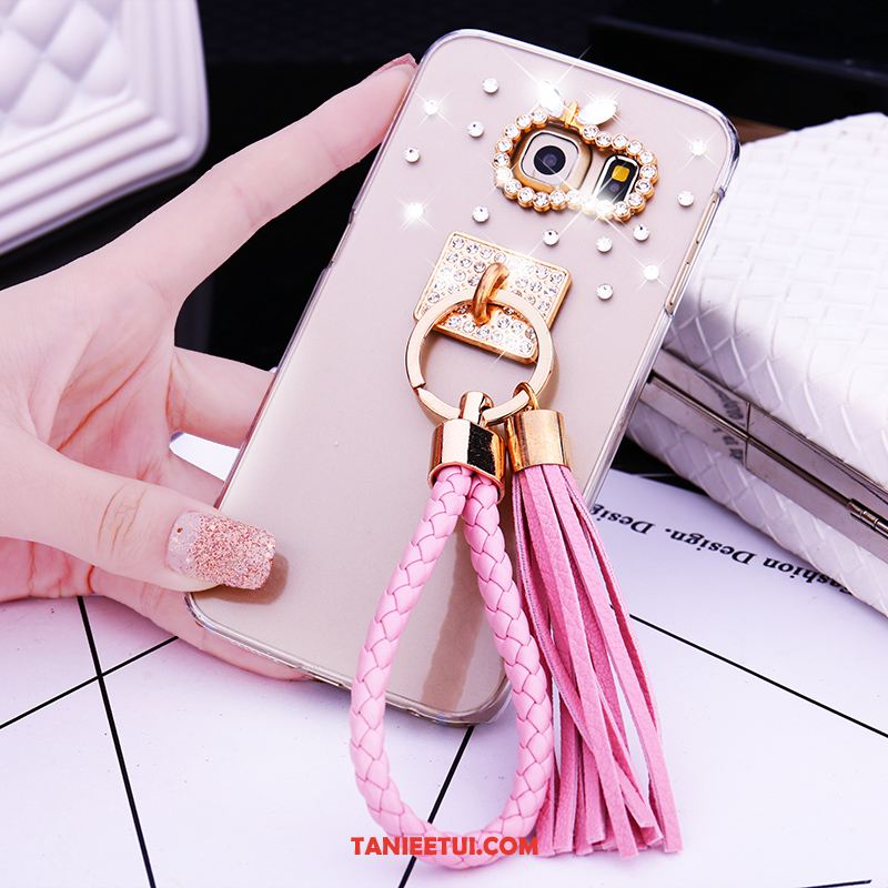 Etui Samsung Galaxy S6 Edge Rhinestone Ochraniacz Telefon Komórkowy, Pokrowce Samsung Galaxy S6 Edge Plastikowy Gwiazda Trudno