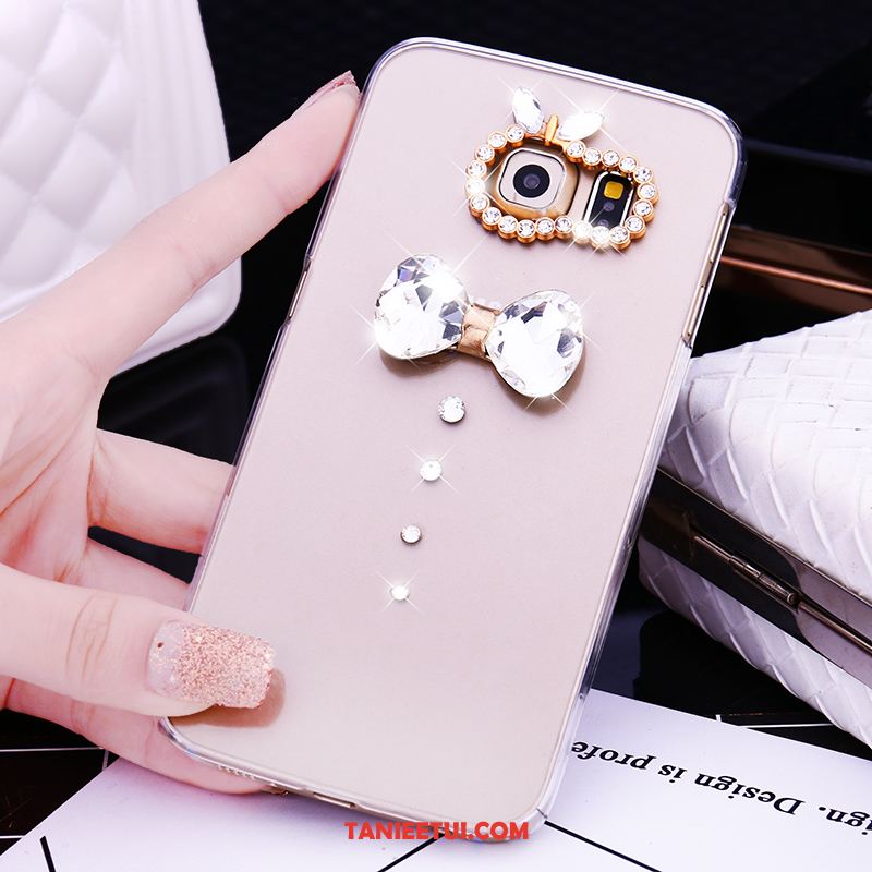 Etui Samsung Galaxy S6 Edge Rhinestone Ochraniacz Telefon Komórkowy, Pokrowce Samsung Galaxy S6 Edge Plastikowy Gwiazda Trudno