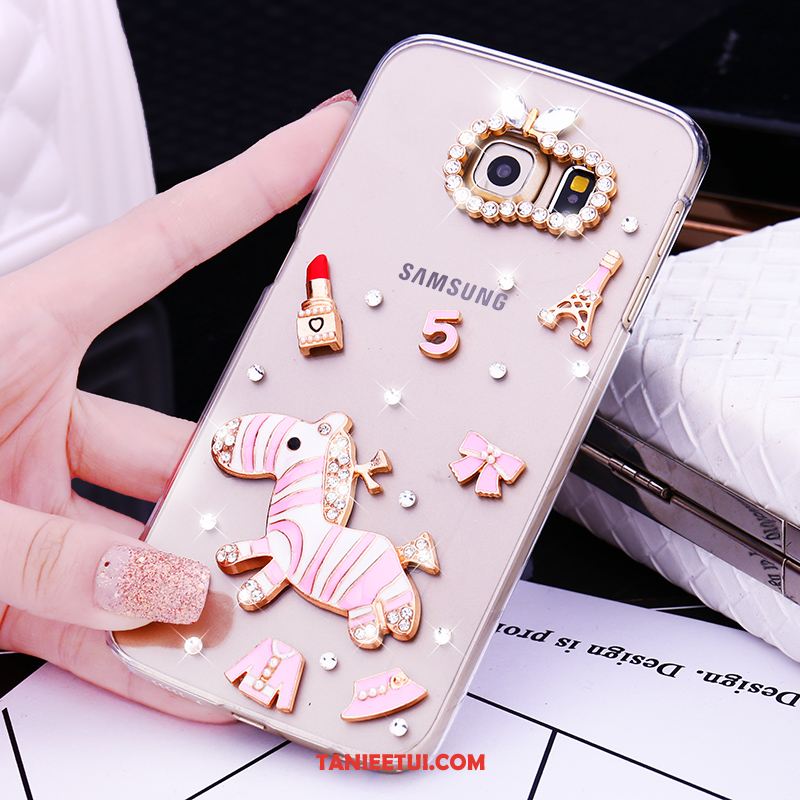 Etui Samsung Galaxy S6 Edge Rhinestone Ochraniacz Telefon Komórkowy, Pokrowce Samsung Galaxy S6 Edge Plastikowy Gwiazda Trudno