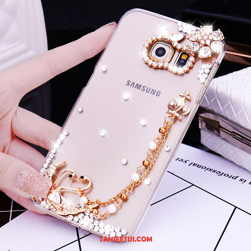 Etui Samsung Galaxy S6 Edge Rhinestone Ochraniacz Telefon Komórkowy, Pokrowce Samsung Galaxy S6 Edge Plastikowy Gwiazda Trudno