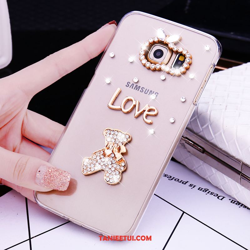 Etui Samsung Galaxy S6 Edge Rhinestone Ochraniacz Telefon Komórkowy, Pokrowce Samsung Galaxy S6 Edge Plastikowy Gwiazda Trudno