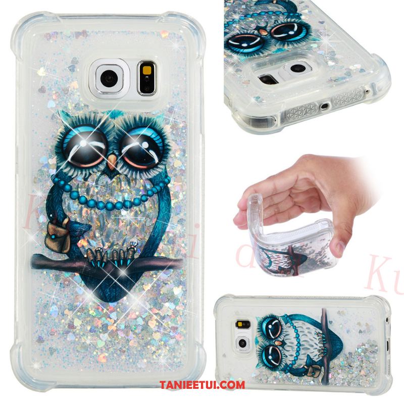 Etui Samsung Galaxy S6 Edge Silikonowe Osobowość Quicksand, Pokrowce Samsung Galaxy S6 Edge Kreatywne Gwiazda Telefon Komórkowy