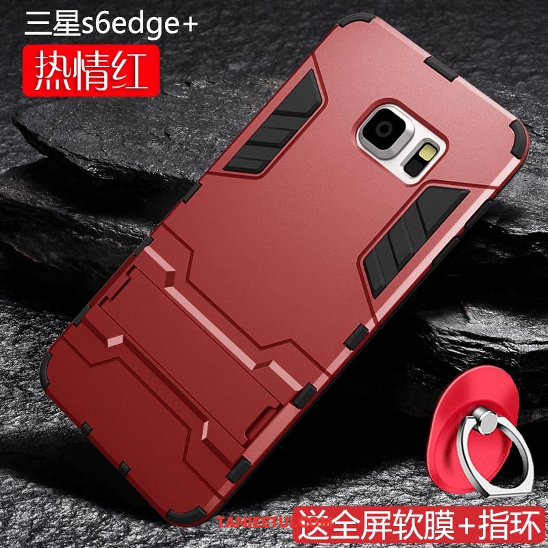 Etui Samsung Galaxy S6 Edge Trudno All Inclusive Gwiazda, Futerał Samsung Galaxy S6 Edge Czerwony Anti-fall Ochraniacz