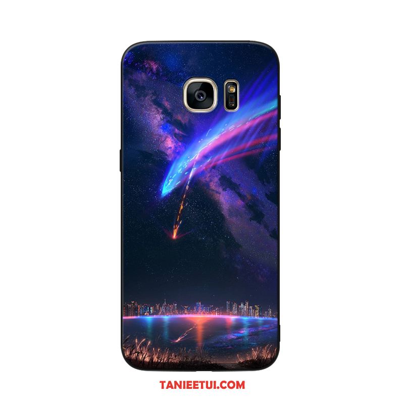 Etui Samsung Galaxy S6 Gwiazda Miękki Czarny, Obudowa Samsung Galaxy S6 Telefon Komórkowy Zakochani Dostosowane