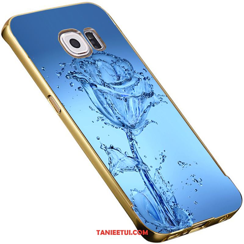 Etui Samsung Galaxy S6 Gwiazda Tylna Pokrywa Ochraniacz, Obudowa Samsung Galaxy S6 Niebieski Trójwymiarowy Lustro