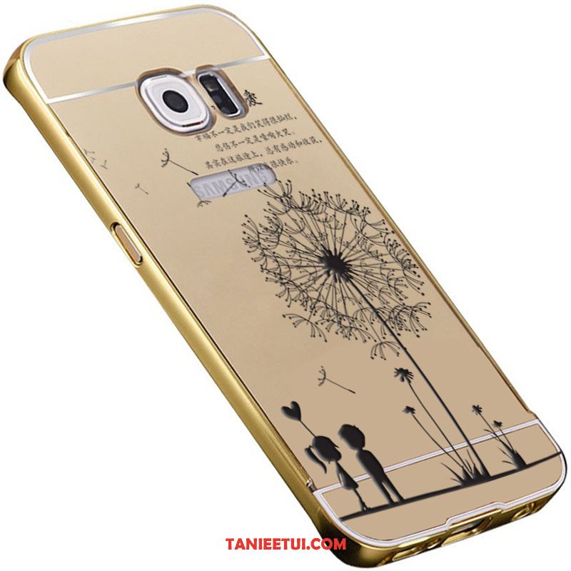 Etui Samsung Galaxy S6 Gwiazda Tylna Pokrywa Ochraniacz, Obudowa Samsung Galaxy S6 Niebieski Trójwymiarowy Lustro