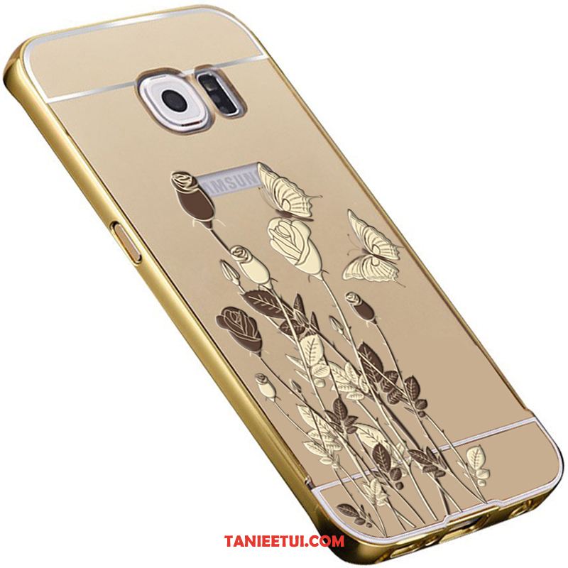 Etui Samsung Galaxy S6 Gwiazda Tylna Pokrywa Ochraniacz, Obudowa Samsung Galaxy S6 Niebieski Trójwymiarowy Lustro