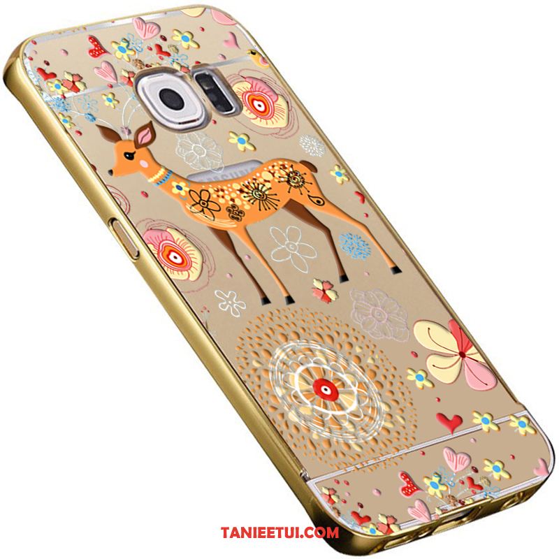 Etui Samsung Galaxy S6 Gwiazda Tylna Pokrywa Ochraniacz, Obudowa Samsung Galaxy S6 Niebieski Trójwymiarowy Lustro