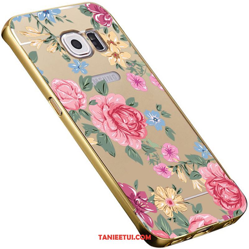 Etui Samsung Galaxy S6 Gwiazda Tylna Pokrywa Ochraniacz, Obudowa Samsung Galaxy S6 Niebieski Trójwymiarowy Lustro