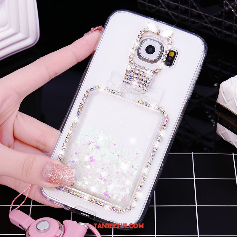 Etui Samsung Galaxy S6 Kreatywne Telefon Komórkowy Rhinestone, Futerał Samsung Galaxy S6 Miękki Gwiazda Silikonowe