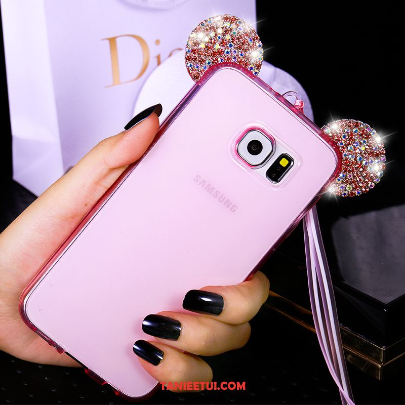Etui Samsung Galaxy S6 Luksusowy Ochraniacz Kolor, Pokrowce Samsung Galaxy S6 Wiszące Ozdoby Telefon Komórkowy Proszek