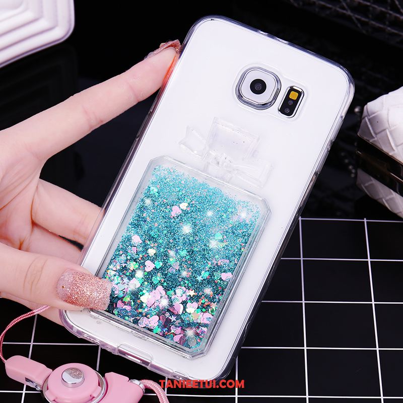 Etui Samsung Galaxy S6 Quicksand Kreatywne Tendencja, Pokrowce Samsung Galaxy S6 Zielony Ochraniacz Miękki