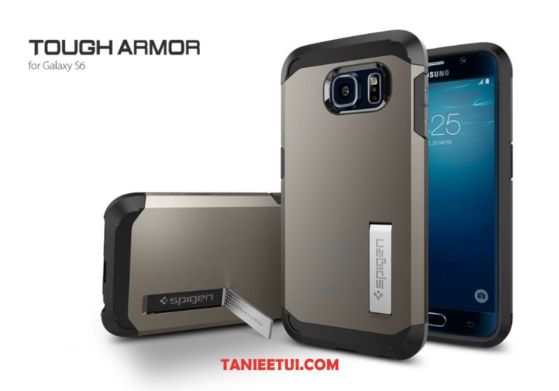 Etui Samsung Galaxy S6 Telefon Komórkowy Ochraniacz Anti-fall, Futerał Samsung Galaxy S6 Silikonowe Złoto Pancerz