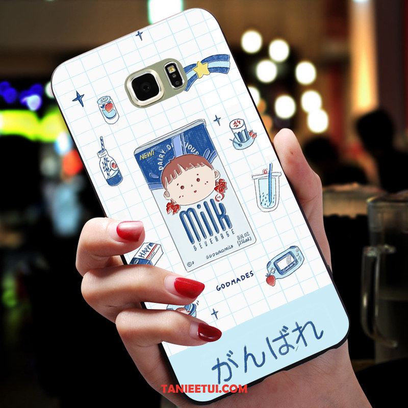 Etui Samsung Galaxy S6 Telefon Komórkowy Wspornik All Inclusive, Pokrowce Samsung Galaxy S6 Nubuku Nowy Niebieski