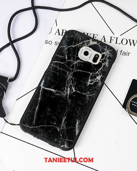 Etui Samsung Galaxy S6 Wiszące Ozdoby Krata Ring, Futerał Samsung Galaxy S6 Telefon Komórkowy Gwiazda Miękki