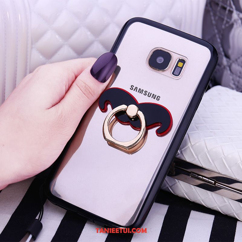 Etui Samsung Galaxy S6 Wspornik Ring Kreskówka, Futerał Samsung Galaxy S6 Kreatywne Gwiazda Proszek