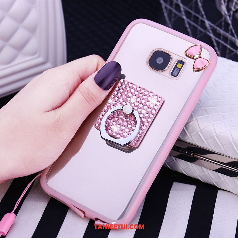 Etui Samsung Galaxy S6 Wspornik Ring Kreskówka, Futerał Samsung Galaxy S6 Kreatywne Gwiazda Proszek