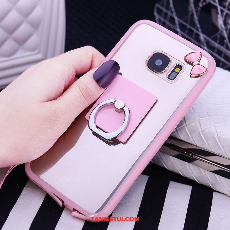 Etui Samsung Galaxy S6 Wspornik Ring Kreskówka, Futerał Samsung Galaxy S6 Kreatywne Gwiazda Proszek