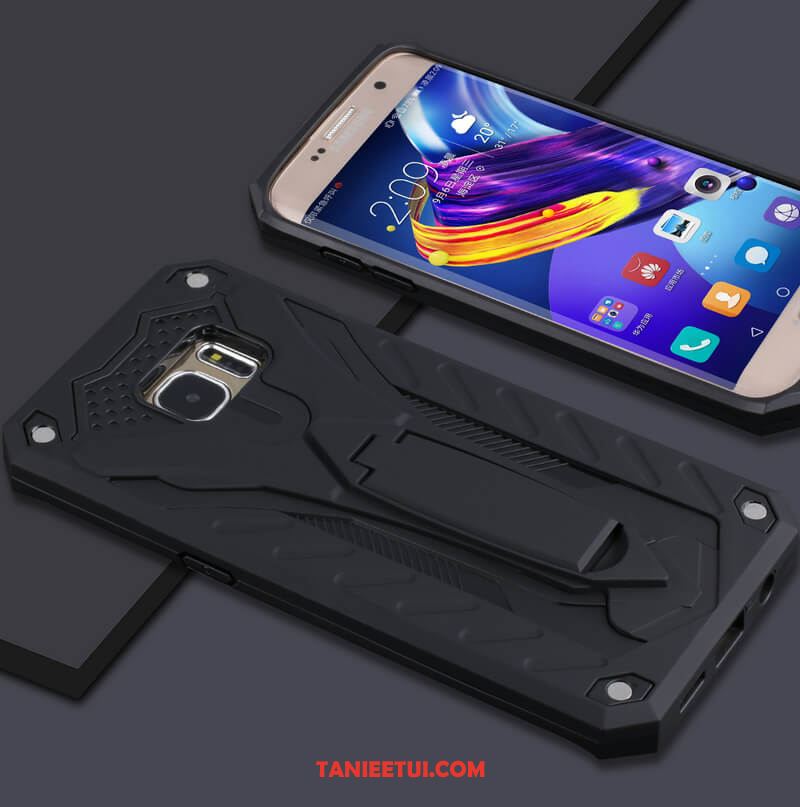 Etui Samsung Galaxy S7 All Inclusive Telefon Komórkowy Gwiazda, Obudowa Samsung Galaxy S7 Czarny Tendencja Czerwony