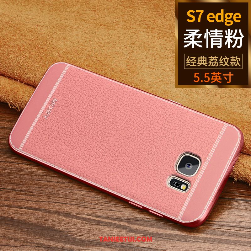Etui Samsung Galaxy S7 Edge Gwiazda Silikonowe Ochraniacz, Obudowa Samsung Galaxy S7 Edge Telefon Komórkowy Czerwony Anti-fall