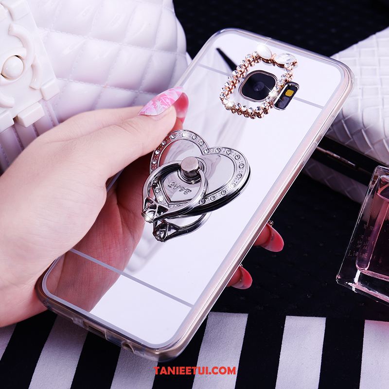 Etui Samsung Galaxy S7 Edge Ochraniacz Telefon Komórkowy Gwiazda, Futerał Samsung Galaxy S7 Edge Miękki Lustro Silikonowe Champagner Farbe