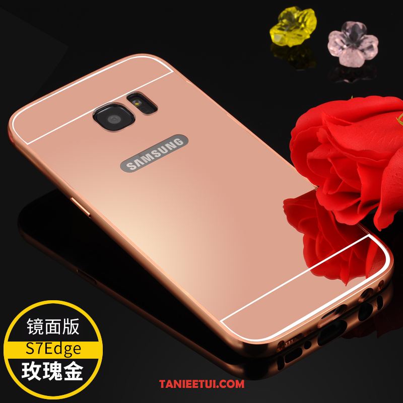 Etui Samsung Galaxy S7 Edge Szary Cienkie Metal, Obudowa Samsung Galaxy S7 Edge Gwiazda Granica Ochraniacz