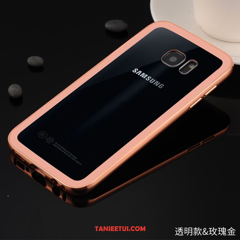 Etui Samsung Galaxy S7 Edge Szary Cienkie Metal, Obudowa Samsung Galaxy S7 Edge Gwiazda Granica Ochraniacz