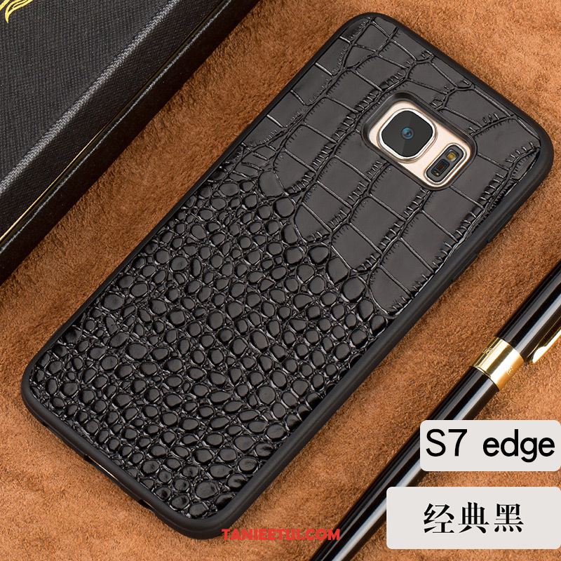 Etui Samsung Galaxy S7 Edge Telefon Komórkowy Chłodzenie Skórzany Futerał, Futerał Samsung Galaxy S7 Edge Nowy Gwiazda Cienkie Braun