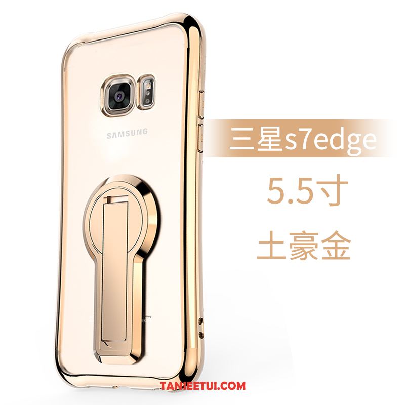 Etui Samsung Galaxy S7 Edge Telefon Komórkowy Gwiazda Czarny, Obudowa Samsung Galaxy S7 Edge Silikonowe Anti-fall All Inclusive