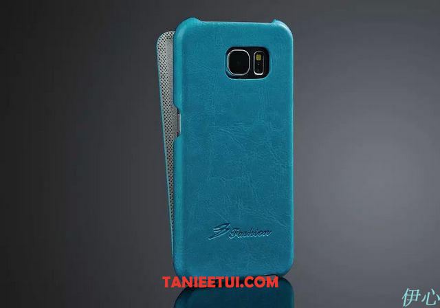 Etui Samsung Galaxy S7 Edge Telefon Komórkowy Gwiazda Prawdziwa Skóra, Futerał Samsung Galaxy S7 Edge Ochraniacz Cienka Skórzany Futerał Braun