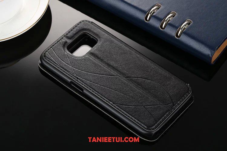 Etui Samsung Galaxy S7 Edge Telefon Komórkowy Skórzany Futerał Ciemno, Pokrowce Samsung Galaxy S7 Edge Gwiazda Ochraniacz Trudno Braun