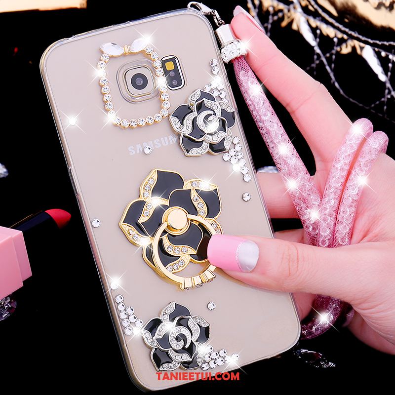 Etui Samsung Galaxy S7 Edge Telefon Komórkowy Tendencja Ochraniacz, Obudowa Samsung Galaxy S7 Edge Różowe Silikonowe Rhinestone