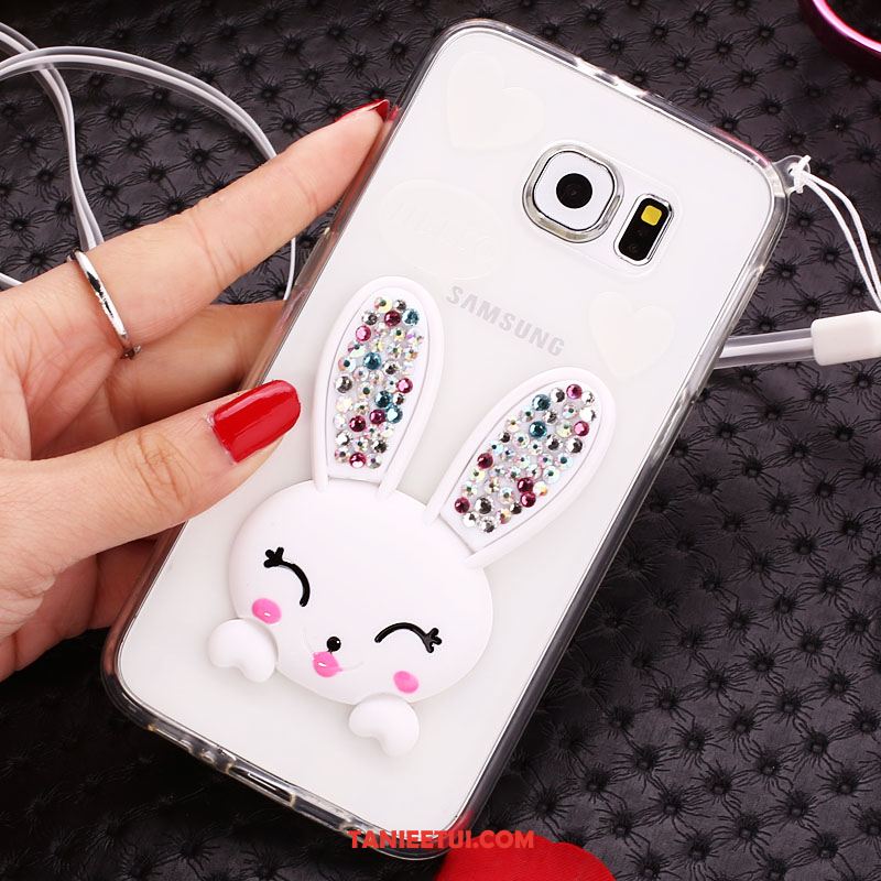 Etui Samsung Galaxy S7 Edge Wiszące Ozdoby Telefon Komórkowy Gwiazda, Futerał Samsung Galaxy S7 Edge Ochraniacz Rhinestone Zielony