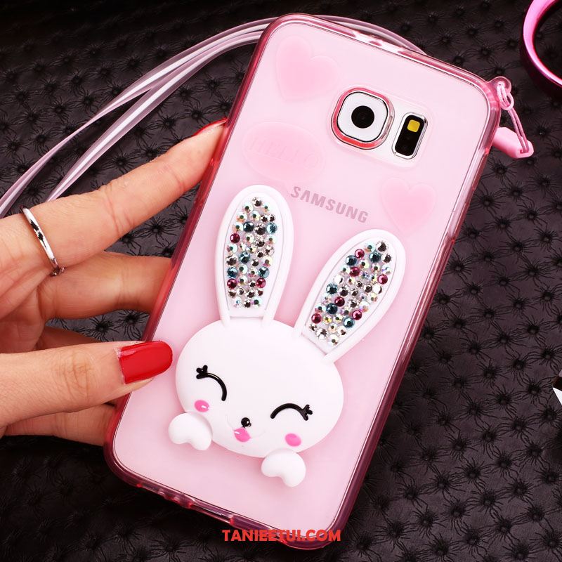 Etui Samsung Galaxy S7 Gwiazda Wiszące Ozdoby Rhinestone, Obudowa Samsung Galaxy S7 Telefon Komórkowy Zielony Ochraniacz