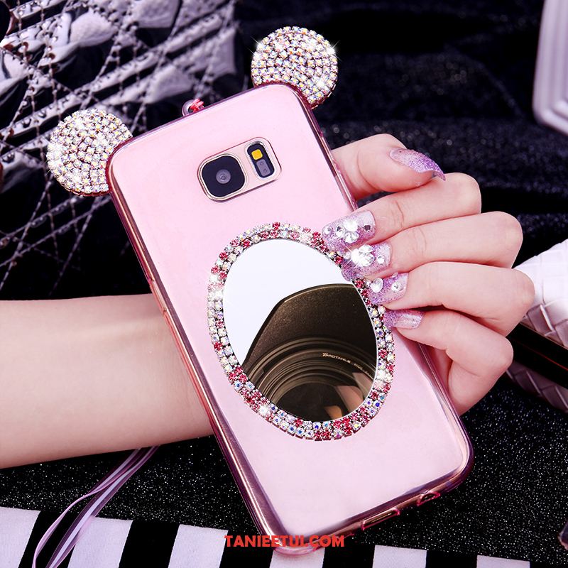 Etui Samsung Galaxy S7 Miękki Rhinestone Ochraniacz, Obudowa Samsung Galaxy S7 Gwiazda Proszek Silikonowe