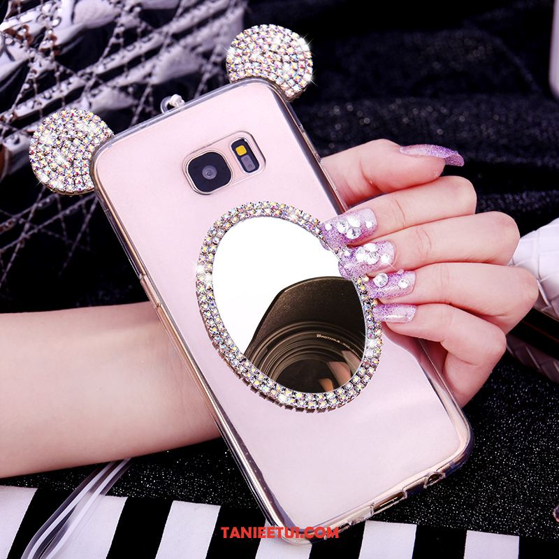 Etui Samsung Galaxy S7 Miękki Rhinestone Ochraniacz, Obudowa Samsung Galaxy S7 Gwiazda Proszek Silikonowe