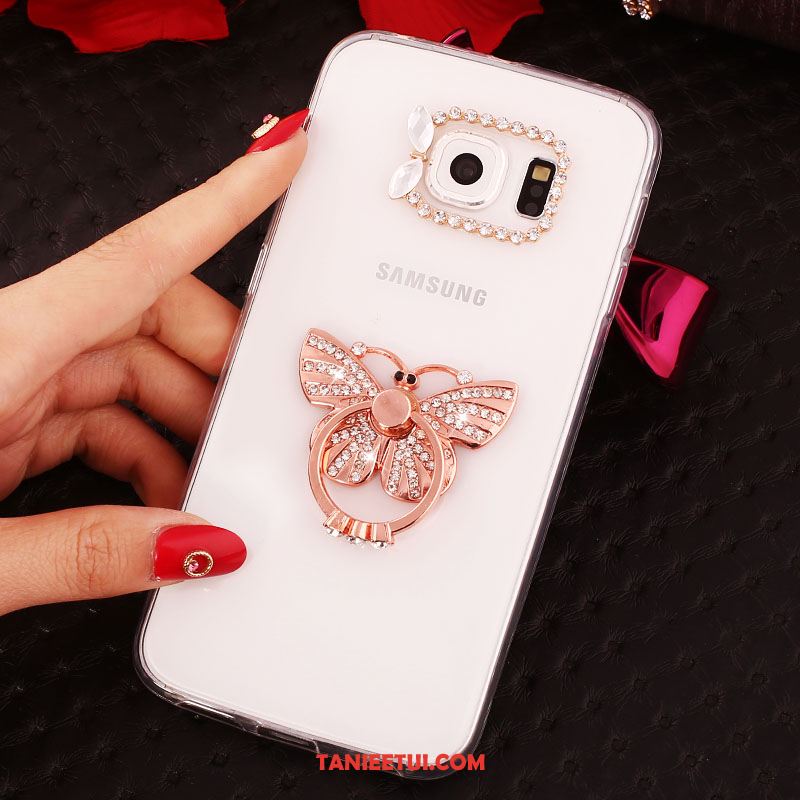 Etui Samsung Galaxy S7 Ring Silikonowe Gwiazda, Futerał Samsung Galaxy S7 Telefon Komórkowy Ochraniacz Rhinestone