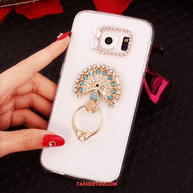 Etui Samsung Galaxy S7 Ring Silikonowe Gwiazda, Futerał Samsung Galaxy S7 Telefon Komórkowy Ochraniacz Rhinestone