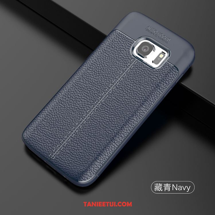 Etui Samsung Galaxy S7 Telefon Komórkowy Nubuku Tendencja, Futerał Samsung Galaxy S7 Ochraniacz Gwiazda Szary