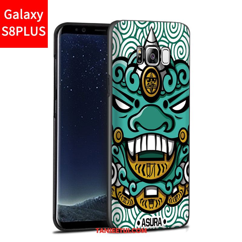 Etui Samsung Galaxy S8+ Anti-fall Gwiazda Nubuku, Futerał Samsung Galaxy S8+ Relief Niebieski Ochraniacz