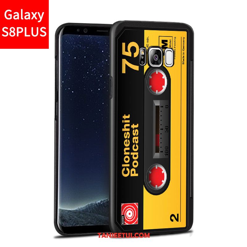 Etui Samsung Galaxy S8+ Anti-fall Gwiazda Nubuku, Futerał Samsung Galaxy S8+ Relief Niebieski Ochraniacz