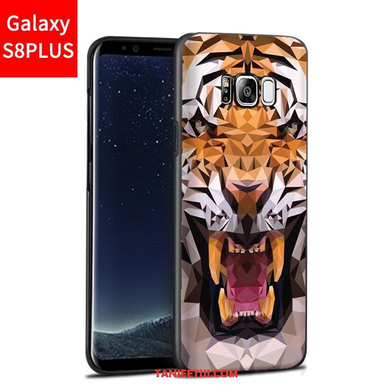 Etui Samsung Galaxy S8+ Anti-fall Gwiazda Nubuku, Futerał Samsung Galaxy S8+ Relief Niebieski Ochraniacz