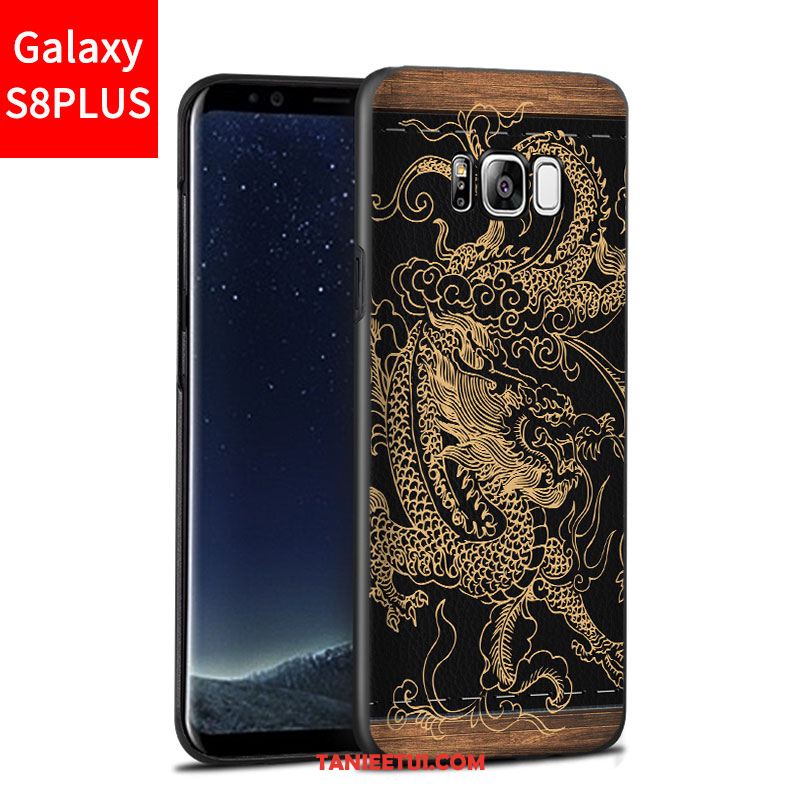 Etui Samsung Galaxy S8+ Anti-fall Gwiazda Nubuku, Futerał Samsung Galaxy S8+ Relief Niebieski Ochraniacz